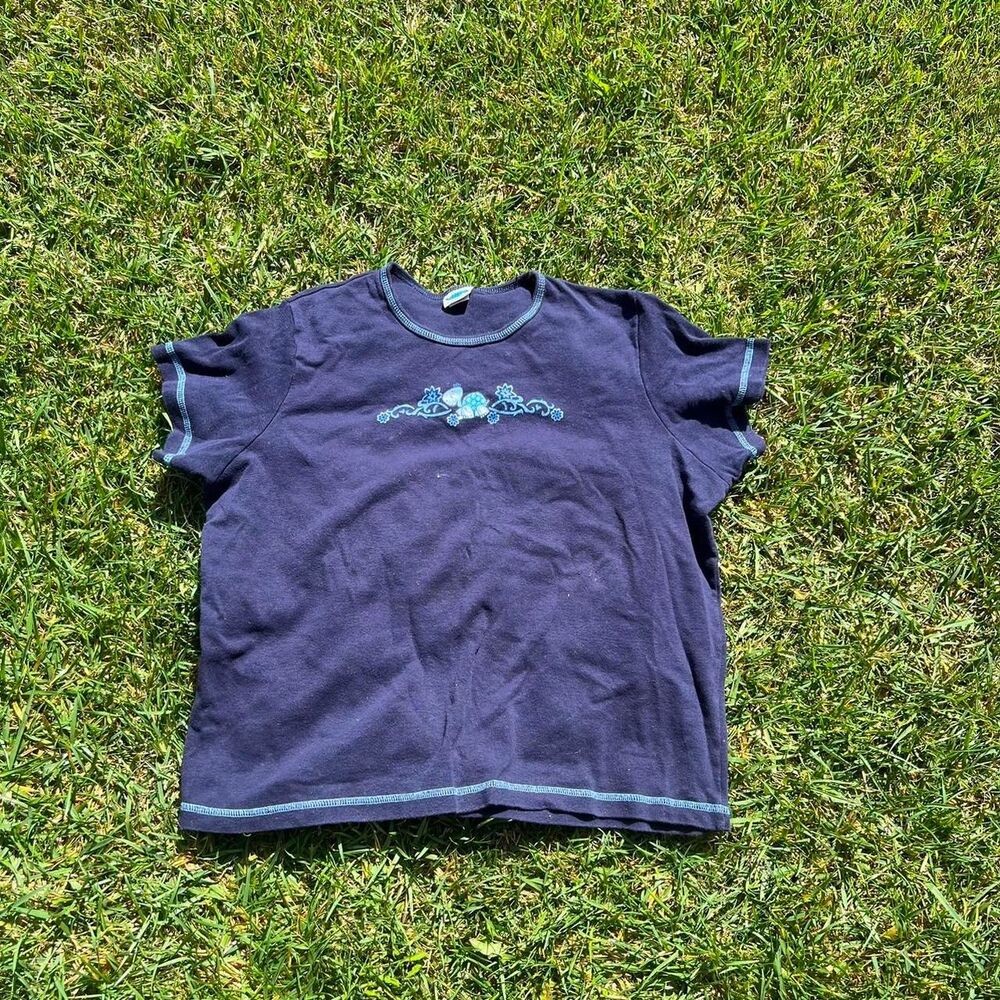 M Fasis y2k turtle baby tee women’s size 2x rare y2k